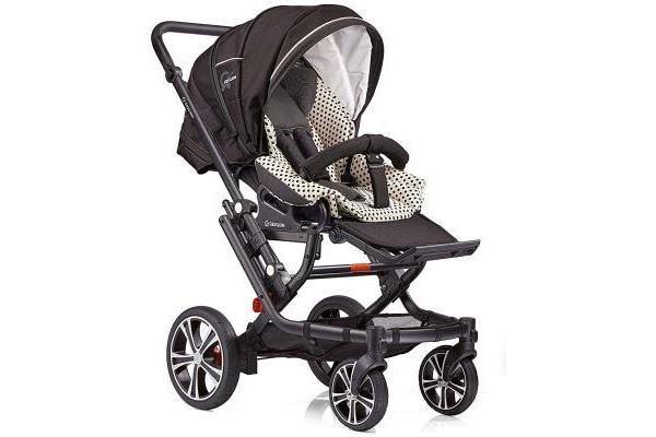 Gesslein F4 Air+ Kunstledergriff Cognac Inkl. C-Lift Tragetasche  Premium Kinderwagen  Gesslein F4 Air+ Kinderwagen
