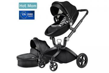 Hot Mom Limited Edition Kombikinderwagen mit Buggyaufsatz und Babywanne